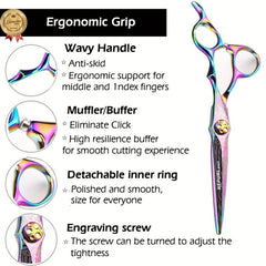 15 24 cm Hairdressing Scissors Thinning Shears Barber Salon Home Use