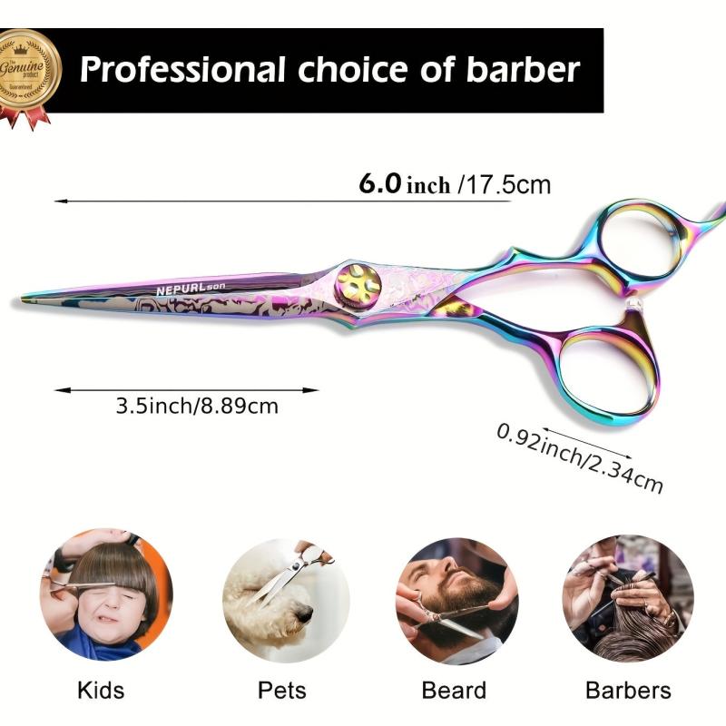 15 24 cm Hairdressing Scissors Thinning Shears Barber Salon Home Use