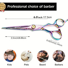 15 24 cm Hairdressing Scissors Thinning Shears Barber Salon Home Use