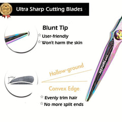 15 24 cm Hairdressing Scissors Thinning Shears Barber Salon Home Use
