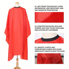 Hair Cutting Cape Hairdressing Cloth Waterproof Non-Stick Shawl