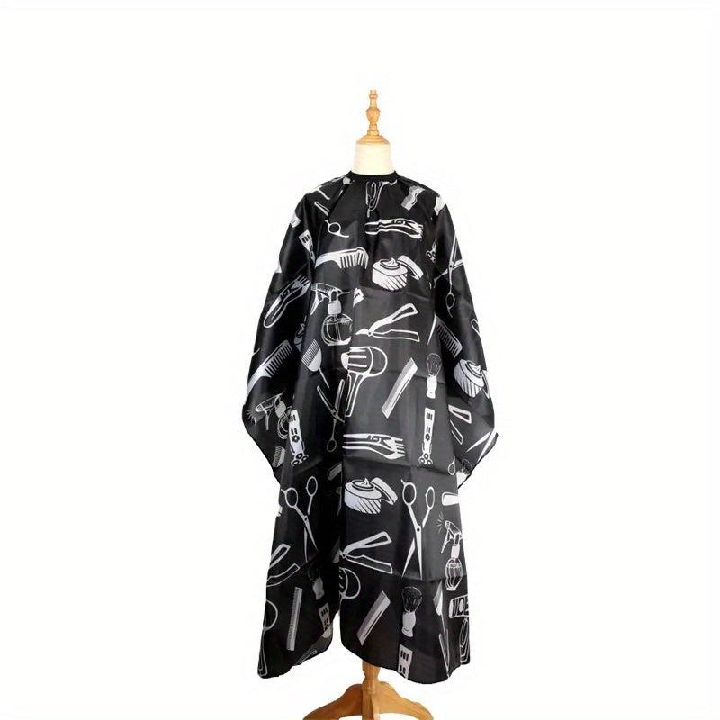 Waterproof Hair Cutting Cape with Neck Duster Brush - Professional Salon Apron