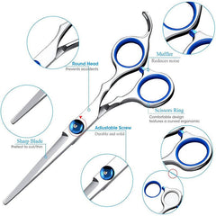 Professional 6-Inch Hairdressing Scissors for Thinning and Cutting