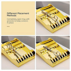 Pro Barber Scissors Organizer Hair Cutting Shears Holder Rack