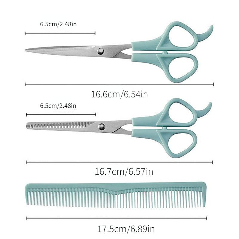 Professional Hair Cutting Scissors Set with Comb