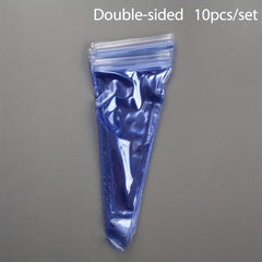 10pcs Hair Cutting Scissors Bag PVC Disposable Waterproof Protective Bag