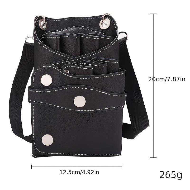 Hair Scissors Pouch Hairdresser Purse Scissors Bag Tool Waterproof PU Leather