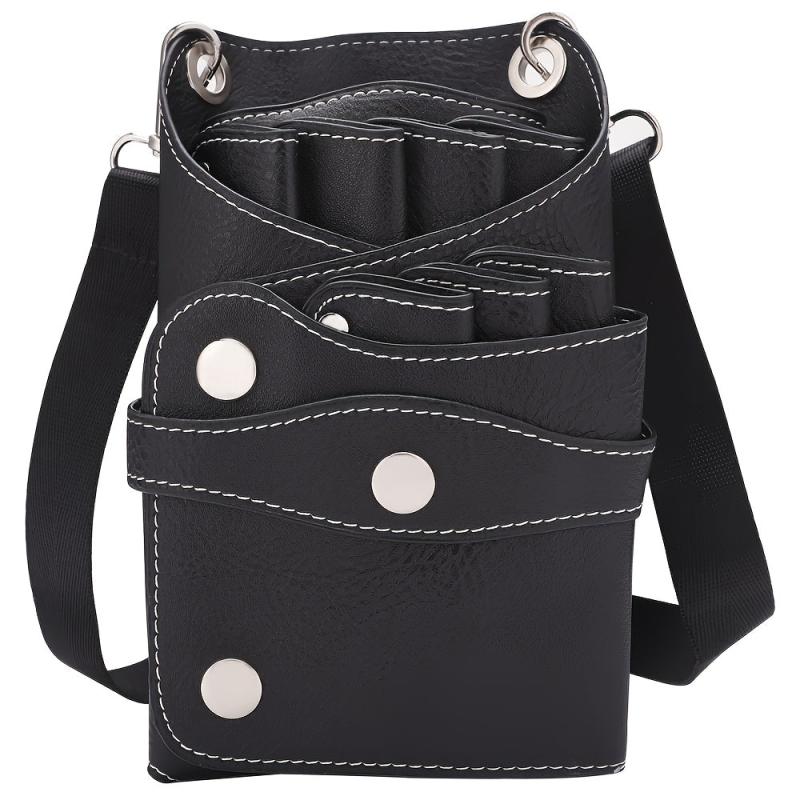 Hair Scissors Pouch Hairdresser Purse Scissors Bag Tool Waterproof PU Leather