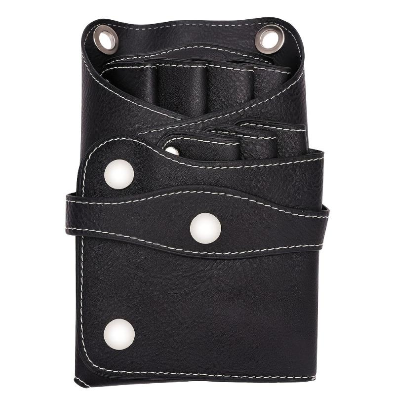 Hair Scissors Pouch Hairdresser Purse Scissors Bag Tool Waterproof PU Leather