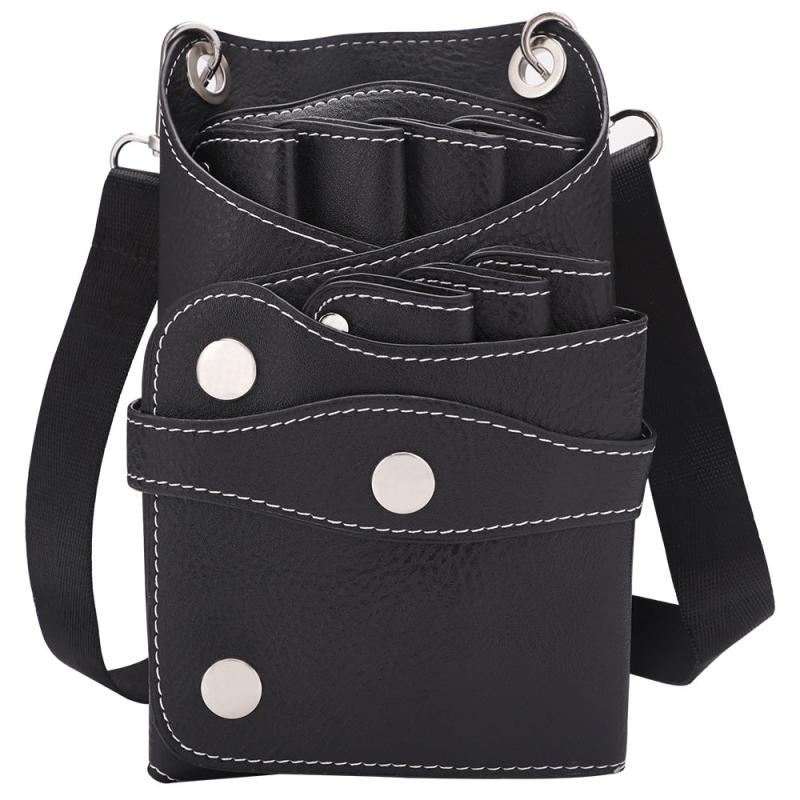 Hair Scissors Pouch Hairdresser Purse Scissors Bag Tool Waterproof PU Leather