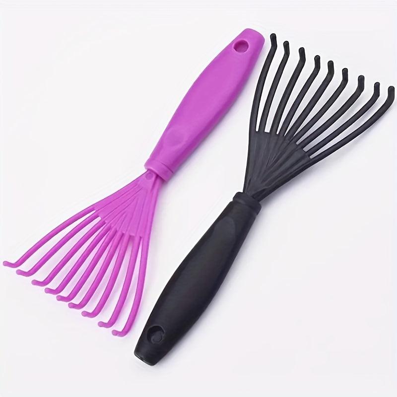 Comb Cleaner Air Cushion Plastic Hair Brush Rake Small Claw Comb Cleaner