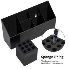 Hair Scissors Storage Box Hairdressing Combs Clips Scissors Case