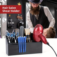Hair Scissors Storage Box Hairdressing Combs Clips Scissors Case