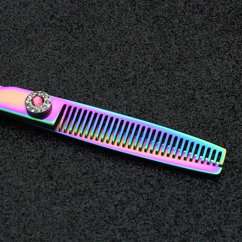16 51 Cm Hair Scissors Flat Thinning Bangs Dragon Pattern Styling Barber Scissor