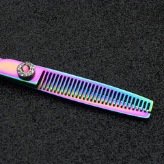 16 51 Cm Hair Scissors Flat Thinning Bangs Dragon Pattern Styling Barber Scissor