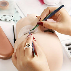 Eyelash Extension Kit with Mannequin & False Lashes