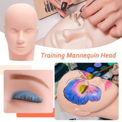 Eyelash Extension Kit with Mannequin & False Lashes