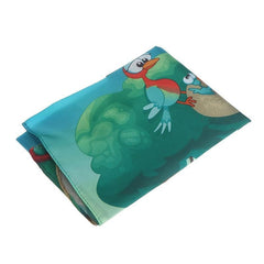 Cartoon House Pattern Haircut Cape Waterproof Barber Cape