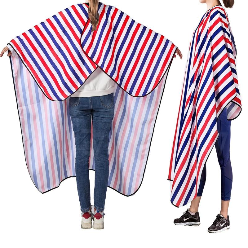 Pro Hair Cutting Cape w/ Neck Duster Brush Salon Barber Cape