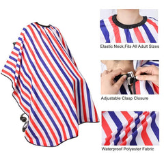 Pro Hair Cutting Cape w/ Neck Duster Brush Salon Barber Cape