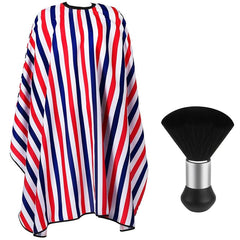 Pro Hair Cutting Cape w/ Neck Duster Brush Salon Barber Cape