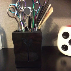 Large Capacity Acrylic Comb Scissors Storage Box