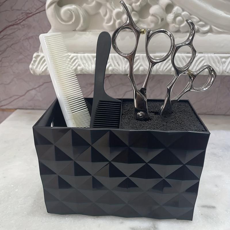 Large Capacity Acrylic Comb Scissors Storage Box