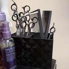 Large Capacity Acrylic Comb Scissors Storage Box