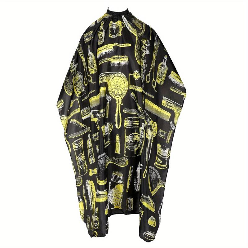 Printed Hair Cutting Cape Professional Barber Salon Hairdressing Gown