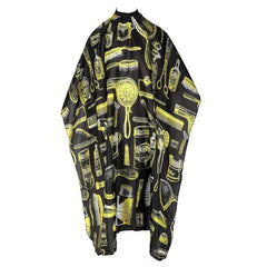 Printed Hair Cutting Cape Professional Barber Salon Hairdressing Gown