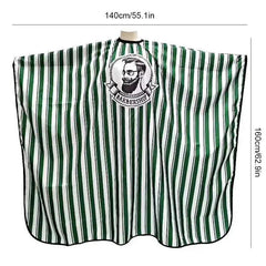 Stripes Pattern Hair Cutting Apron Waterproof Haircut Gown