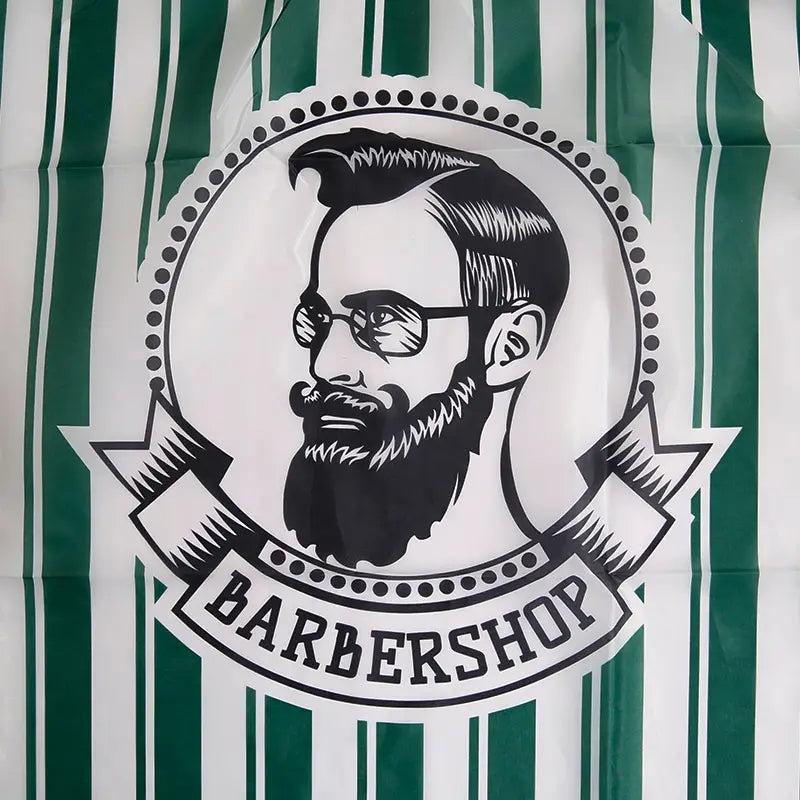 Stripes Pattern Hair Cutting Apron Waterproof Haircut Gown