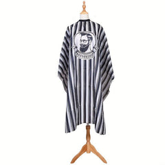 Stripes Pattern Hair Cutting Apron Waterproof Haircut Gown