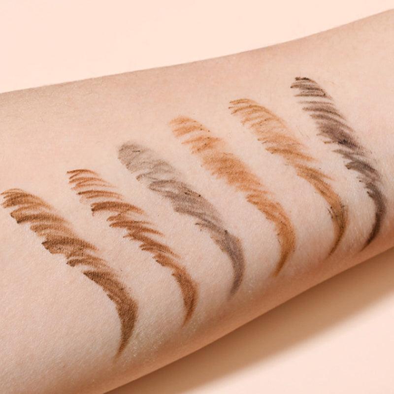 6pcs Rose Red Eyebrow Pencil Set Waterproof Smudge-proof Fade-resistant Formula