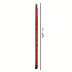 6pcs Rose Red Eyebrow Pencil Set Waterproof Smudge-proof Fade-resistant Formula