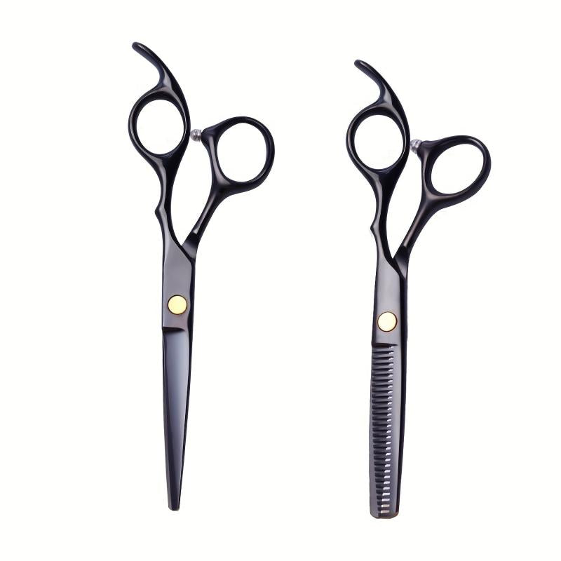 Professional Hair Scissors 24 Cm Stainless Steel Cutting Thinning Tool