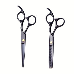 Professional Hair Scissors 24 Cm Stainless Steel Cutting Thinning Tool
