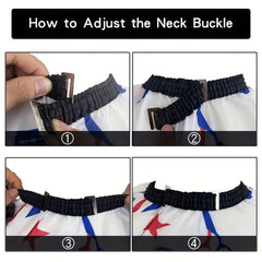 Waterproof Barber Cape with Neck Duster Brush