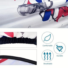 Waterproof Barber Cape with Neck Duster Brush
