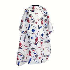 Waterproof Barber Cape with Neck Duster Brush