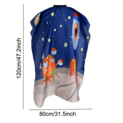 Barber Cape Hair Cutting Cape with Cartoon
