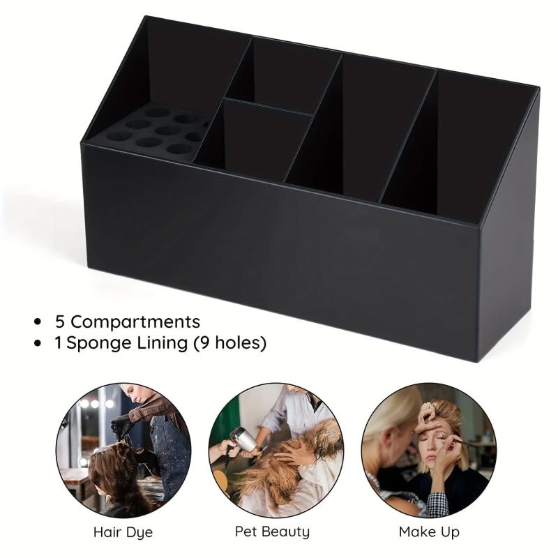 Barber Scissors Holder Rack Salon Hair Cutting Styling Organizer Durable