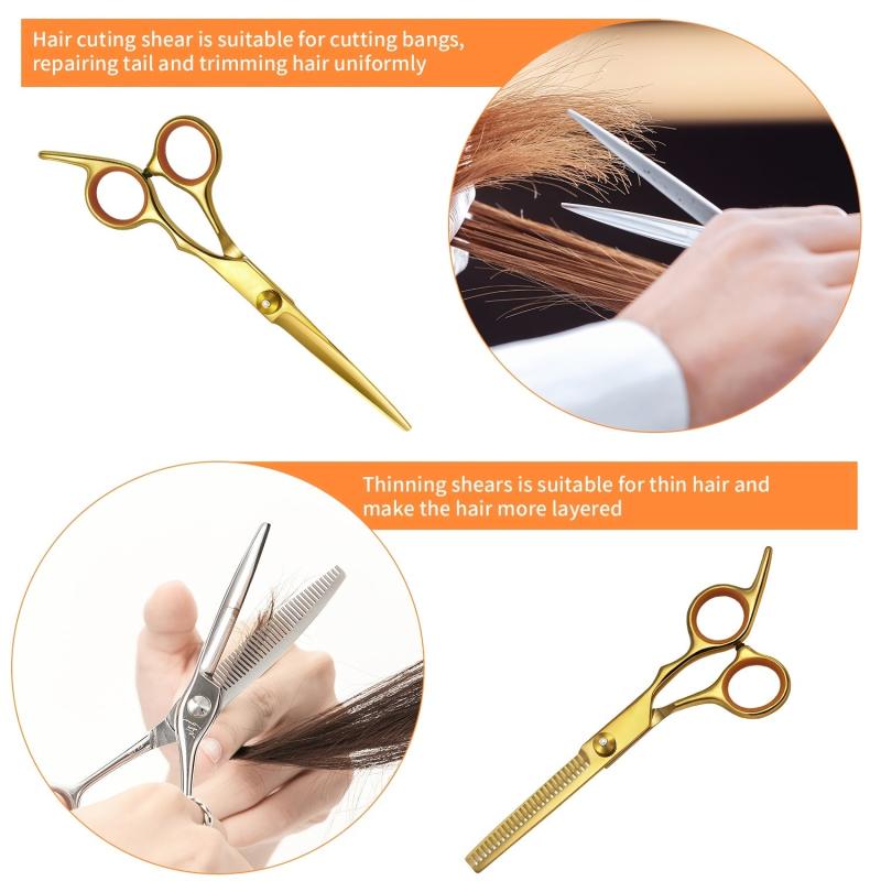 Hair Cutting Scissors Thinning Shears Stainless Steel Hairdressing Scissors