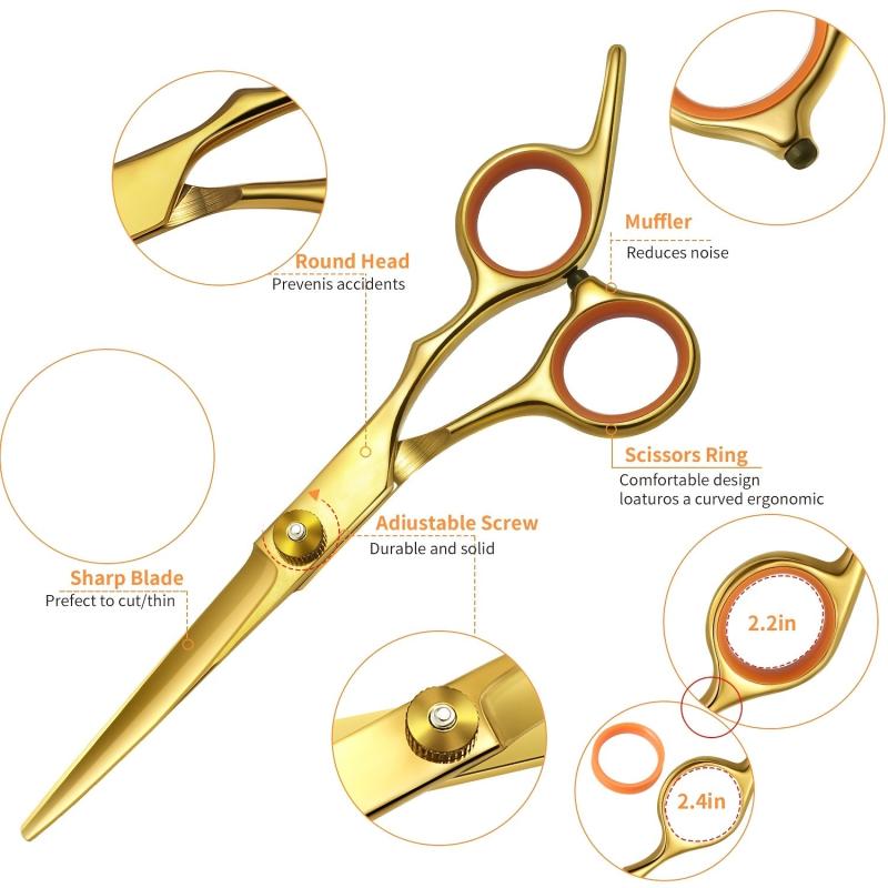 Hair Cutting Scissors Thinning Shears Stainless Steel Hairdressing Scissors