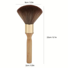 Barber Soft Brush Neck Face Duster Long Handle Hair Cleaning Beard Salon Tool