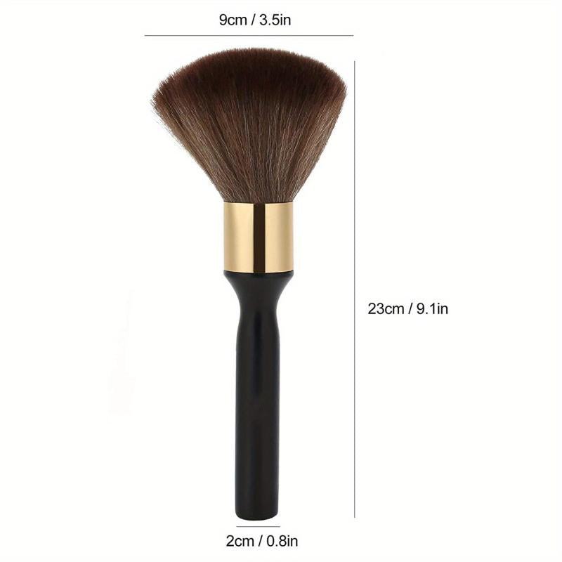 Barber Soft Brush Neck Face Duster Long Handle Hair Cleaning Beard Salon Tool