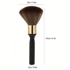 Barber Soft Brush Neck Face Duster Long Handle Hair Cleaning Beard Salon Tool