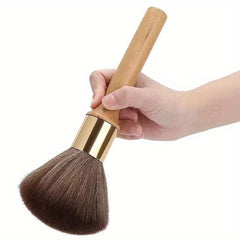 Barber Soft Brush Neck Face Duster Long Handle Hair Cleaning Beard Salon Tool