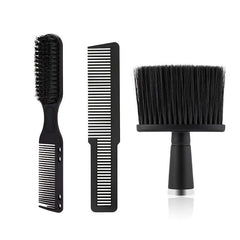 3pcs Prof Styling Comb Set Wide Tooth Detangling Comb Broken Hair Sweeping Brush