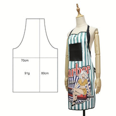 Barber Haircut Cloth Cape Waterproof Antistatic Dye Hair Salon Supplies